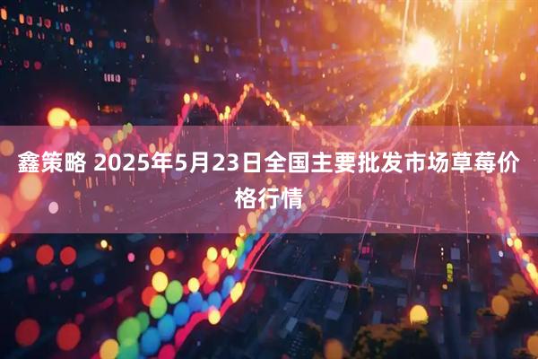 鑫策略 2025年5月23日全国主要批发市场草莓价格行情