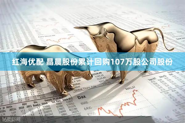 红海优配 晶晨股份累计回购107万股公司股份